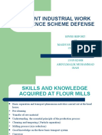 Student Industrial Work Experience Scheme Defense