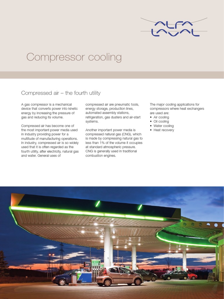 Compressor Cooling Compressed Air The Fourth Utility PDF Heat