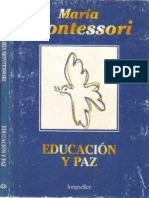 403127260 Educacion y Paz Maria Montessori PDF