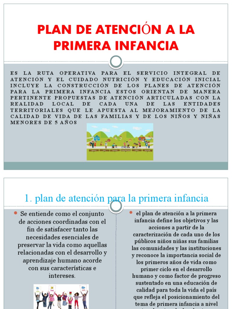 Ruta de Atención Integral a la Infancia | PDF