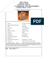 Teknik Geologi Fakultas Teknik Universitas Tadulako Praktikum Mineralogi dan Kristalografi Golongan Mineral Fosfat