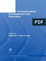 Social Communication Development and Disorders (Hwa)