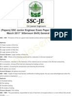SSC JE 2016 Mechanical Set 3