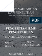 Kelompok 2 Ilmu Pengetahuan Dan Penelitian