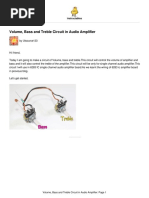 Volume, Bass and Treble Circuit in Audio Amplifier: Instructables