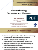 Nanotechnology Electronics and Photonics: Congressional Nanotechnology Caucus September 10, 2007