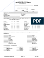 (PSU-F-CLI-04) Student Health Record PDF