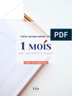 FREEBIE 2 Programme Sur 1 Mois