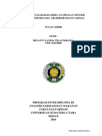 Penetapan Kadar Klorida (CL) Dengan Metode Argentometri Pada Air Bersih Di Kota Binjai