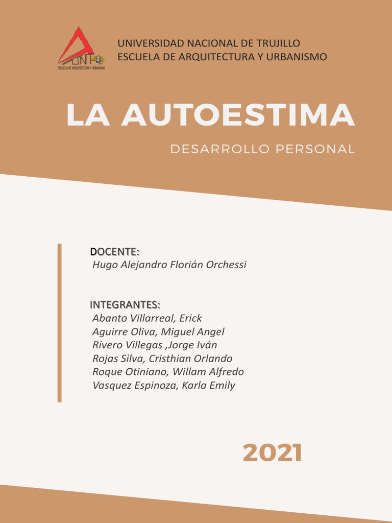 Autoestima y Desarrollo Personal | PDF | Autoestima | Las emociones