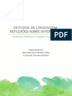 UFF Estudos de Linguagem Reflexoes Sobre Diversidade. Historia Politica e Contato Linguistico