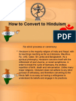 How To Convert To Hinduism