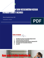 Keselamatan Dan Kesehatan Kerja Di Rumah Sakit (K3RS)