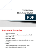 Overview-time and Work 12