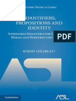 (Lecture Notes in Logic) Robert Goldblatt-Quantifiers Propositions and Ide