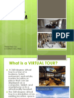 Virtual Tourism: Presented By: Charles Tan, RND