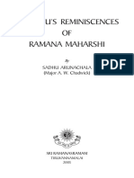 Sadhus Reminiscences of Raman Maharshi 007606 Std