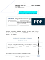 Peti - o Inicial Mandado de Seguran - A Exclus - o PIS-COFINS Da PR - Pria Base