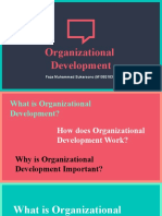 OB - Report 16 - Organizational Development