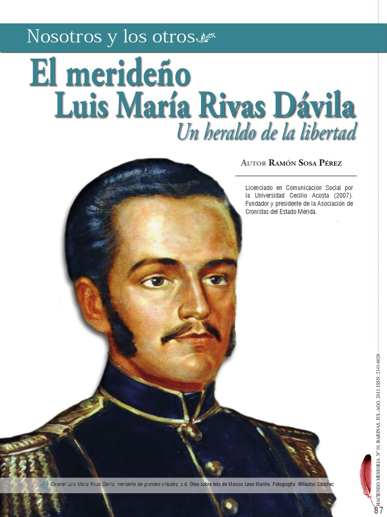 El Merideno Luis Maria Rivas Davila Un H | PDF | Venezuela