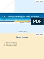 CH13 (Personal Selling and Sales Promotion) (Out)