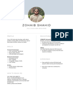 Zohaib Shahid: Educational Training Profile