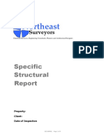 Specific Structural Report- Sample