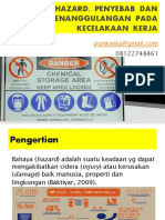 POTENSI HAZARD, PENYEBAB DAN PENANGGULANGAN PADA KECELAKAAN KERJA