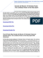 Free El Poder Mas Grande Del Mundo: El Ilimitado Poder Del Espiritu Santo: The Limitless Power of The Holy Spirit PDF Download