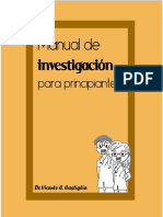 Manual de Investigación para Principiantes by Vicente Carmelo Castiglia