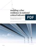 Building Cyber Resilience in National Critical Infrastructure