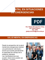 Salud Mental en Situaciones de Emergencias