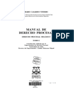 Manual de Derecho Procesal (Derecho Procesal Orgánico) - Casarino Viterbo, Mario