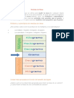 Medidas de Masa