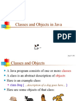 Classes and Objects in Java - How Classes Describe Objects