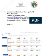 Diapositivas Grado 8D Matematicas