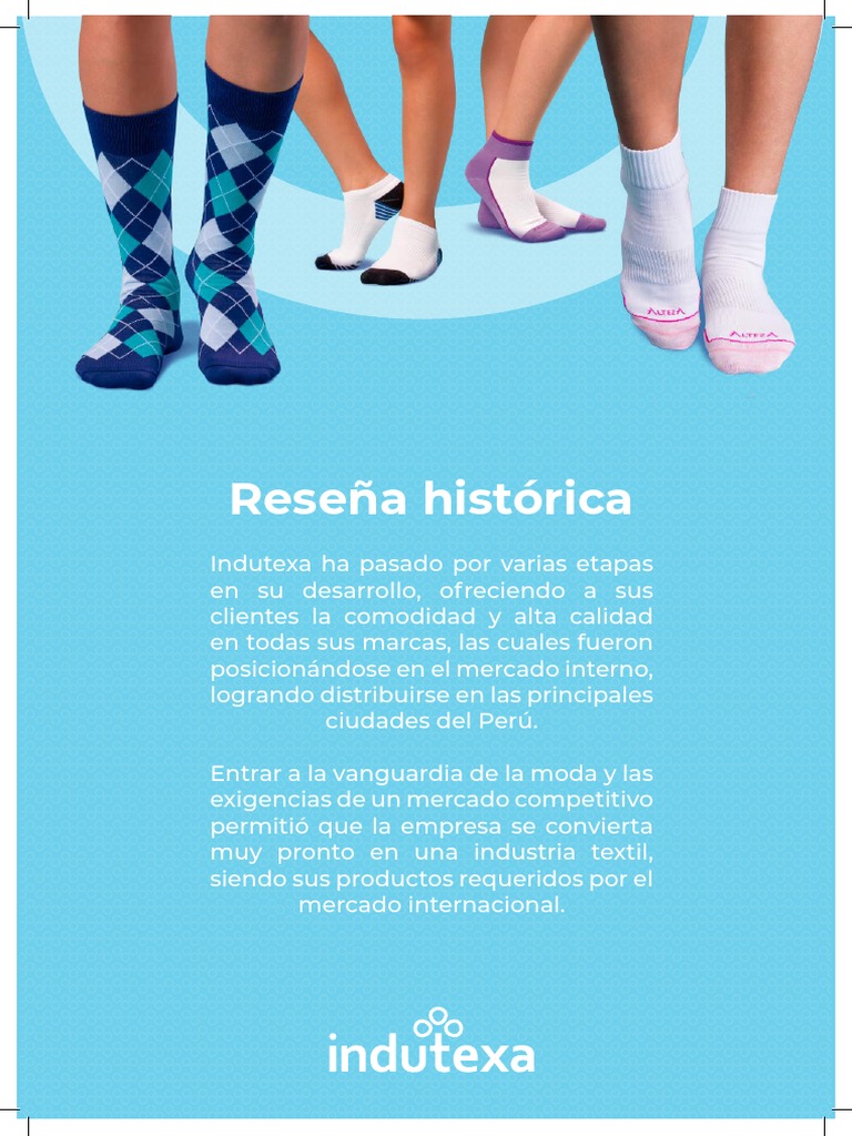 Historia de Indutexa y sus productos | PDF | Prenda interior | Ropa