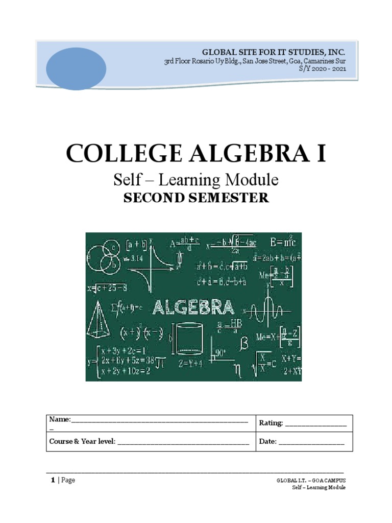 College Algebra and Learning | PDF | Learning | Communication