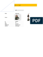 Dynamic Image in Cell: Staff Finder