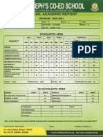 Student Report Card