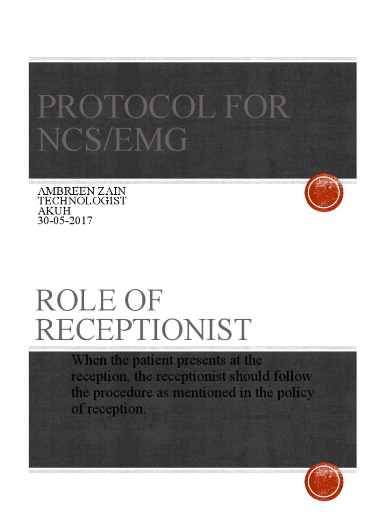 Protocol of NCS & Emg by MZ | PDF | Electromyography | Neuroscience