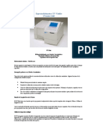 Espectrofotómetro UV