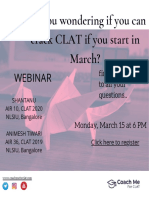 Are You Wondering If You Can Crack CLAT If You Start in March?