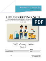 Housekeeping NCII (Week 1)