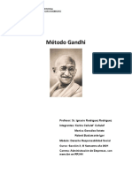 Gandhi método no violencia desarrollo personal