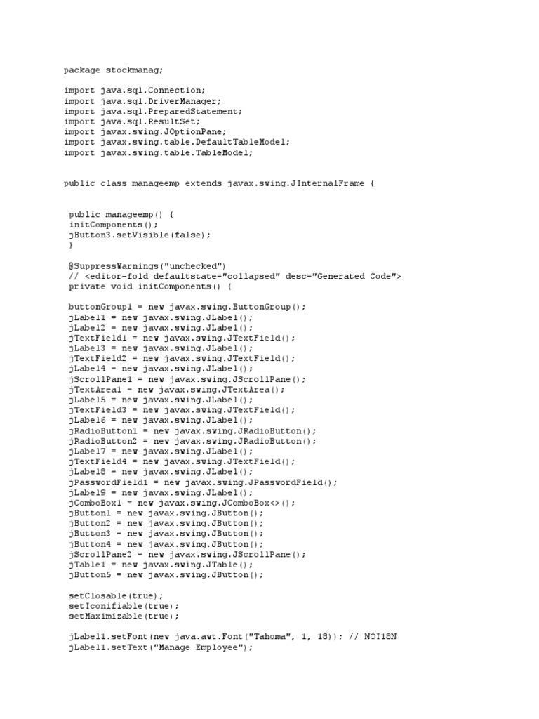 Manage Employee Coding Complete | PDF | Computer Data | Computer Science