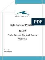 Safe Code of Practice No.02 Safe Access To and From Vessels: Date: 12 May 2015