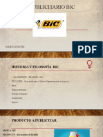 Diapositiva Publicidad Brief Bic