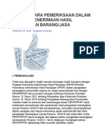 BERITA ACARA PEMERIKSAAN DALAM RANGKA PENERIMAAN HASIL PENGADAAN BARANG