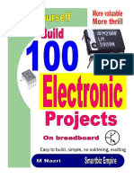 Do It Yourself Build 100 Electronic Projects On Breadboard Exciting More Valuable More Thrill